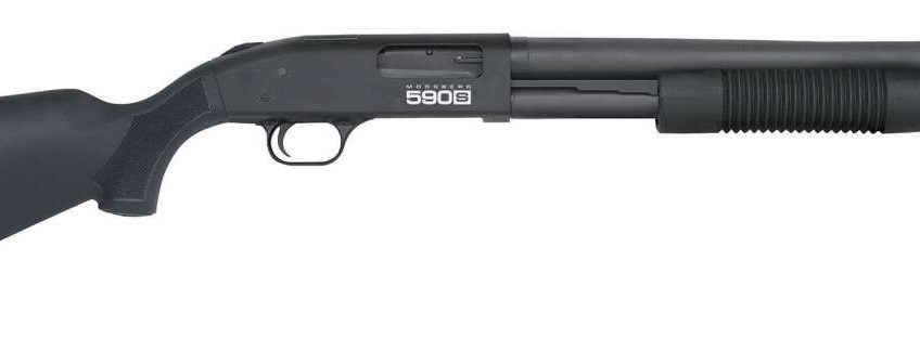 MOSSBERG 590S Compact 12ga 18.5in 5/6/9rds Matte Black Pump-Action Shotgun (51607)