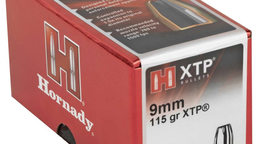 HORNADY 9mm 115Gr XTP Hollow Point 100Rd Box Bullets (35540)