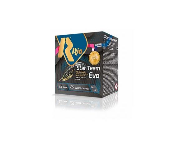 Rio Star Team Evo 12 Gauge Ammo 2-3/4″ 1 1/8 #8 Shot 250 Rounds