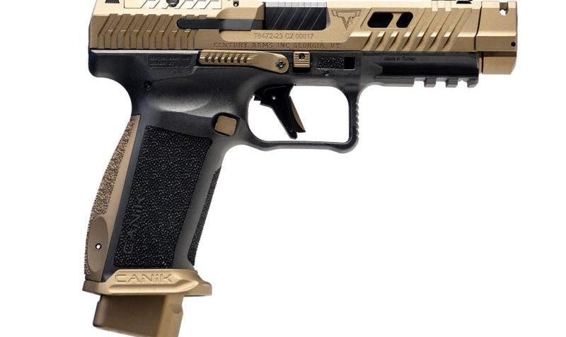 CANIK TTI Combat 9mm 4.6in 18rd Bronze Semi-Automatic Pistol with MeCanik MO3 Optic (HG7854V-N)